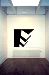 Janne Laurila, Untitled, 2000, acrylic on canvas, 144 x 200 cm, installation view Wäinö Aaltonen Museum of Art